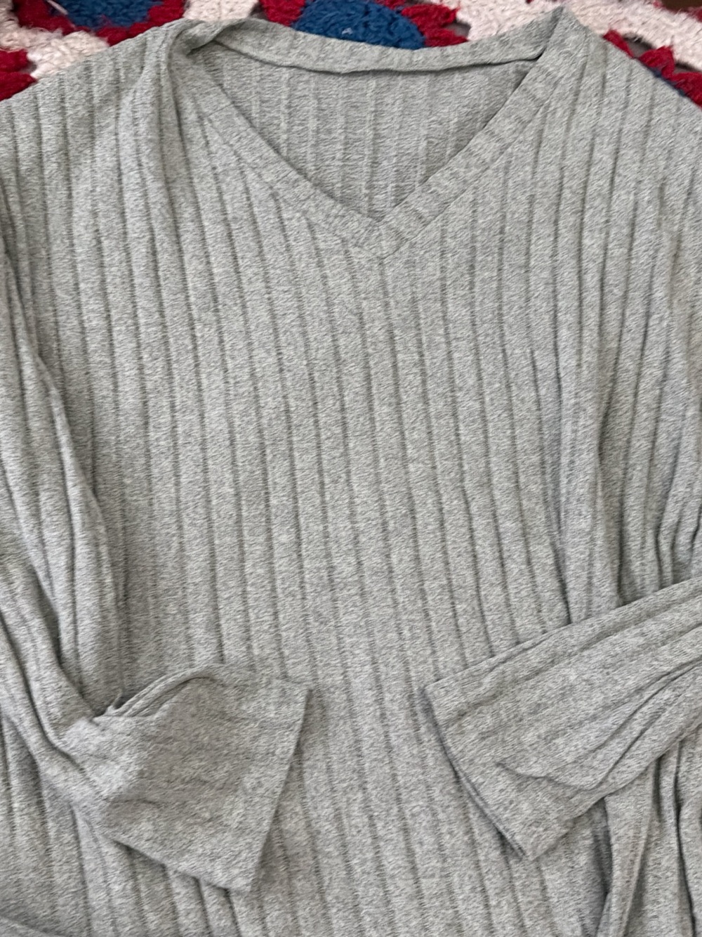 Light Sage Ribbed Knit lounge set - Picture 3 of 6